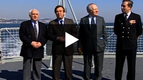 Conselho de ministros a bordo da Fragata Vasco da Gama. K1