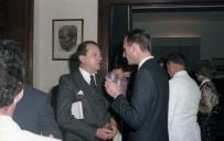 Jantar de receção da Comissão Luso-Francesa, em São Julião da Barra, pelo chefe do Estado Maior General das Forças Armadas (CEMGFA), general Melo Egídio.
