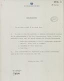 Memorando do Estado Maior General das Forças Armadas (EMGFA) para o chefe de Estado Maior da Marinha Real Inglesa sobre segurança do Centro de Comunicações da Armada.