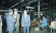 Visita do tenente-general O' Sullivan às Indústrias de Defesa Nacional (INDEP).