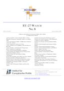 Report EU-25 WATCH N.8 (Relatório EU-25 WATCH N.8), por Institut für Europäische Politik (ed.).