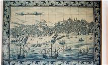 Painel em azulejos "A Passarola" de Frei Bartolomeu de Gusmão - oferecido ao SACLANT.