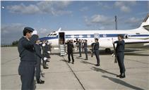 Visita a Lisboa do almirante McDonald, comandante supremo Aliado do Atlântico (SACLANT).