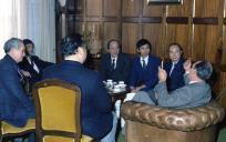 Audiência a personalidade chinesa pelo chefe do Estado Maior General das Forças Armadas (CEMGFA), general Melo Egídio.