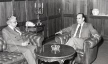 Visita do Embaixador do Brasil ao chefe do Estado Maior General das Forças Armadas (CEMGFA), general Melo Egídio.