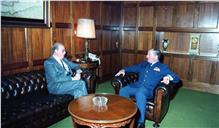 Visita de cumprimentos do embaixador do Canadá ao chefe do Estado Maior General das Forças Armadas (CEMGFA), general Lemos Ferreira.