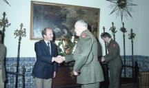 Visita do tenente-general Gerald O' Sullivan - partida para a Irlanda.