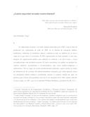 ¿Cuánta seguridad necesita nuestra libertad? (De quanta segurança precisa a nossa liberdade?), por José Fernández Veja