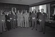 Cumprimentos de boas festas de pessoal civil e militar ao chefe do Estado Maior General das Forças Armadas (CEMGFA), general Lemos Ferreira.