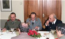 Almoço dos chefes de Estado-Maior (CEM's) com o chefe do Estado Maior General das Forças Armadas (CEMGFA), general Melo Egídio.