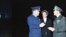 Visita do general Lawson ao chefe do Estado Maior General das Forças Armadas (CEMGFA), general Lemos Ferreira e ao secretário de Estado da Defesa, Figueiredo Lopes.