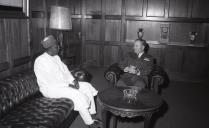 Visita de cortesia do embaixador da Nigéria ao chefe do Estado Maior General das Forças Armadas (CEMGFA), general Lemos Ferreira.
