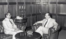 Visita do embaixador da Argentina ao chefe do Estado Maior General das Forças Armadas (CEMGFA), general Melo Egídio.