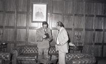 Visita do comandante da Região Militar Norte, general Passos Esmeriz, ao chefe do Estado Maior General das Forças Armadas (CEMGFA), general Melo Egídio. 