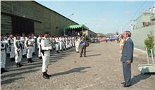 Entrega do Estandarte ao navio NRP Álvares Cabral, no porto de Leixões.