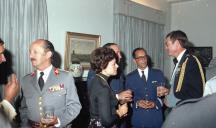 Jantar dos adidos militares no Forte de São Julião da Barra.