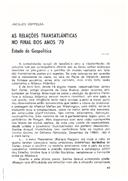 As relações transatlânticas no final dos anos 70, por Jacques Soppelsa