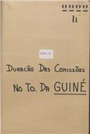 Duração das comissões no teatro de operações da Guiné.