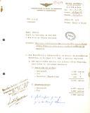 Encargos resultantes das negociações com a Força Aérea Francesa para a aquisição e cedência de material, em 1961.
