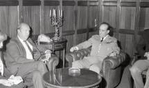 Cumprimentos da Comissão Parlamentar de Defesa ao chefe do Estado Maior General das Forças Armadas (CEMGFA), general Melo Egídio.