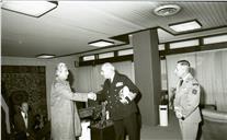 Regresso de Bruxelas do ministro da Defesa Nacional, Eurico de Melo, do chefe do Estado Maior General das Forças Armadas (CEMGFA), general Lemos Ferreira e do chefe do Estado Maior da Armada (CEMA), almirante Sousa Leitão.