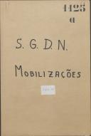 Secretariado Geral de Defesa Nacional (SGDN): mobilizações.