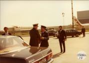 Visita do tenente-general O' Sullivan ao Forte de São Julião, ao Regimento de Comandos, às Indústrias Nacionais de Defesa (INDEP) e Oficinas Gerais de Material Aeronáutico (OGMA) em Alverca.