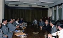 Visita do chefe do Estado Maior General das Forças Armadas (CEMGFA), general Melo Egídio à Standard Elétrica.