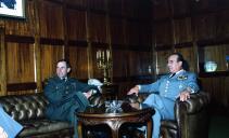 Visita do general Edward C. Mayer ao chefe do Estado Maior General das Forças Armadas (CEMGFA), general Melo Egídio.