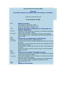 Programa do Seminário “Que União Económica, Competitividade, Concorrência e Inovação?”.