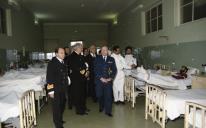 Visita do CEMGFA aos Hospitais do Exército, Marinha e Força Aérea.