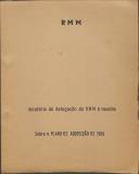 Relatório da delegação da Região Militar de moçambique (RMM) à reunião sobre o Plano de Aquisição de 1969.
