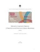 Apresentação do projeto “Diplomacia, Cooperação e Negócios: O Papel dos Actores Externos em Angola e Moçambique”, de Fernando Jorge Cardoso.