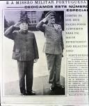 Visita do chefe do Estado Maior General das Forças Armadas (CEMGFA), general Melo Egídio, à República Popular da China - reprodução de um jornal.