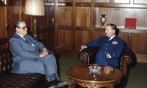 Visita do embaixador da Áustria, Erich Hochleitner, ao chefe do Estado Maior General das Forças Armadas (CEMGFA), general Lemos Ferreira.