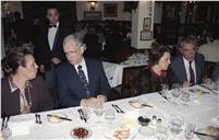 Jantar oferecido ao SACLANT pelo chefe do Estado Maior General das Forças Armadas (CEMGFA), general Soares Carneiro, acompanhado do VCEMGFA, general Mendes Dias.