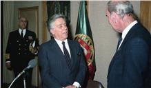 Assinatura de acordo / protocolo pelo ministro da Defesa Nacional, Leonardo Ribeiro de Almeida.