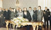 Tomada de posse do vice-chefe do Estado Maior General das Forças Armadas (VCEMGFA), general Soares Carneiro, na Presidência da República.
