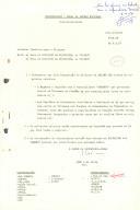 Determinações internas, 1970.