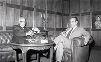 Visita de juiz conselheiro do Supremo Tribunal de Justiça ao chefe do Estado Maior General das Forças Armadas (CEMGFA), general Melo Egídio. 