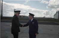 Visita do general Bernard Roger ao ministro da Defesa Nacional, Leonardo Ribeiro de Almeida.