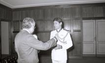 Condecoração de adido naval e aeronáutico do Brasil pelo chefe do Estado Maior General das Forças Armadas, general Lemos Ferreira.