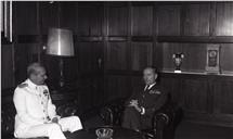 Visita de cumprimento dos oficiais turcos ao chefe do Estado maior General das Forças Armadas (CEMGFA), general Lemos Ferreira.