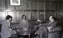 Visita do embaixador da Nigéria ao chefe do Estado Maior General das Forças Armadas (CEMGFA), general Melo Egídio.
