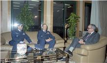 Visita do chefe das Forças Armadas dos EUA, general Lerry D. Welch, ao ministro da Defesa Nacional, Carlos Brito.