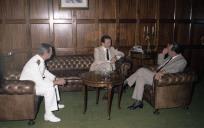 Visita do embaixador da França ao chefe do Estado Maior General das Forças Armadas (CEMGFA), general Melo Egídio.
