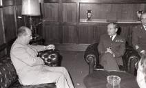 Visita do Conselho Superior das Forças Armadas italianas ao chefe do Estado Maior General das Forças Armadas (CEMGFA), general Lemos Ferreira.