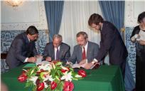 Assinatura de protocolo com o MNE de Marrocos.