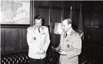 Visita a Portugal do general Peter Clauss (vice-comandante Supremo Aliado da Europa (DSACEUR).