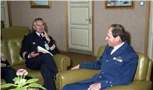 Reunião da Comissão Luso-Francesa com receção pelo vice-chefe do Estado maior General das Forças Armadas (VCEMGFA), general Mendes Dias.